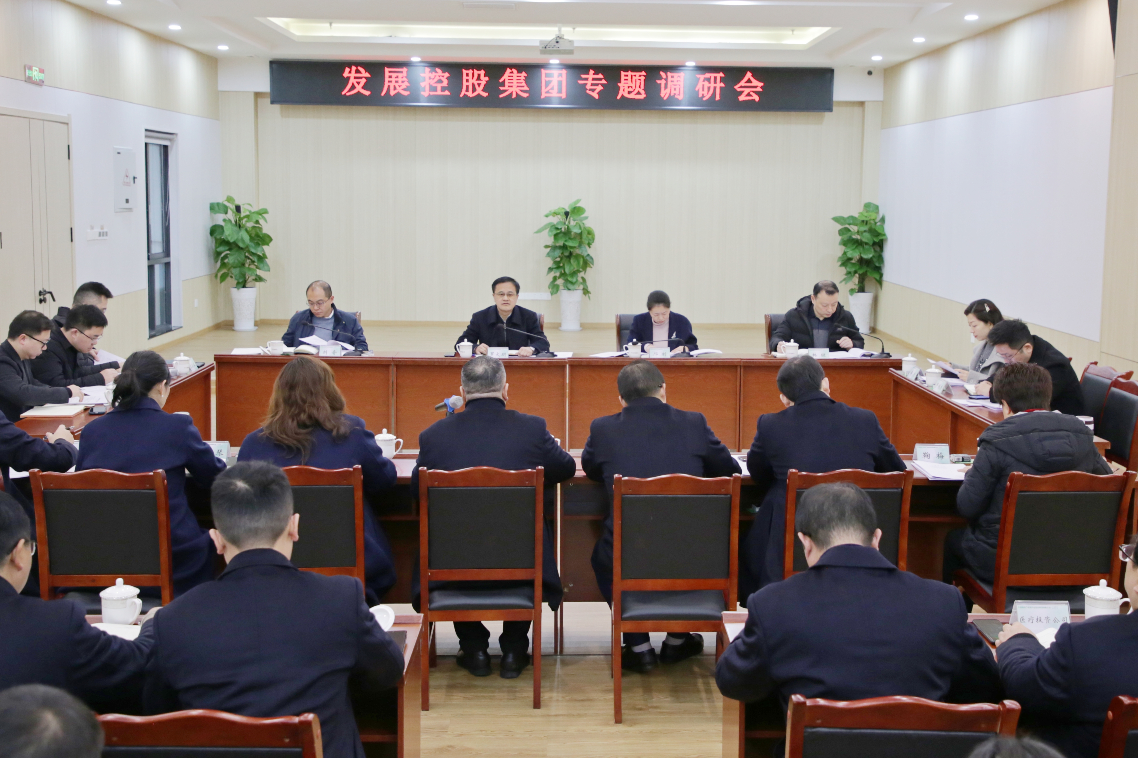 發(fā)展控股集團黨委副書記、副董事長、總經理羅火明率隊調研西南醫(yī)投集團